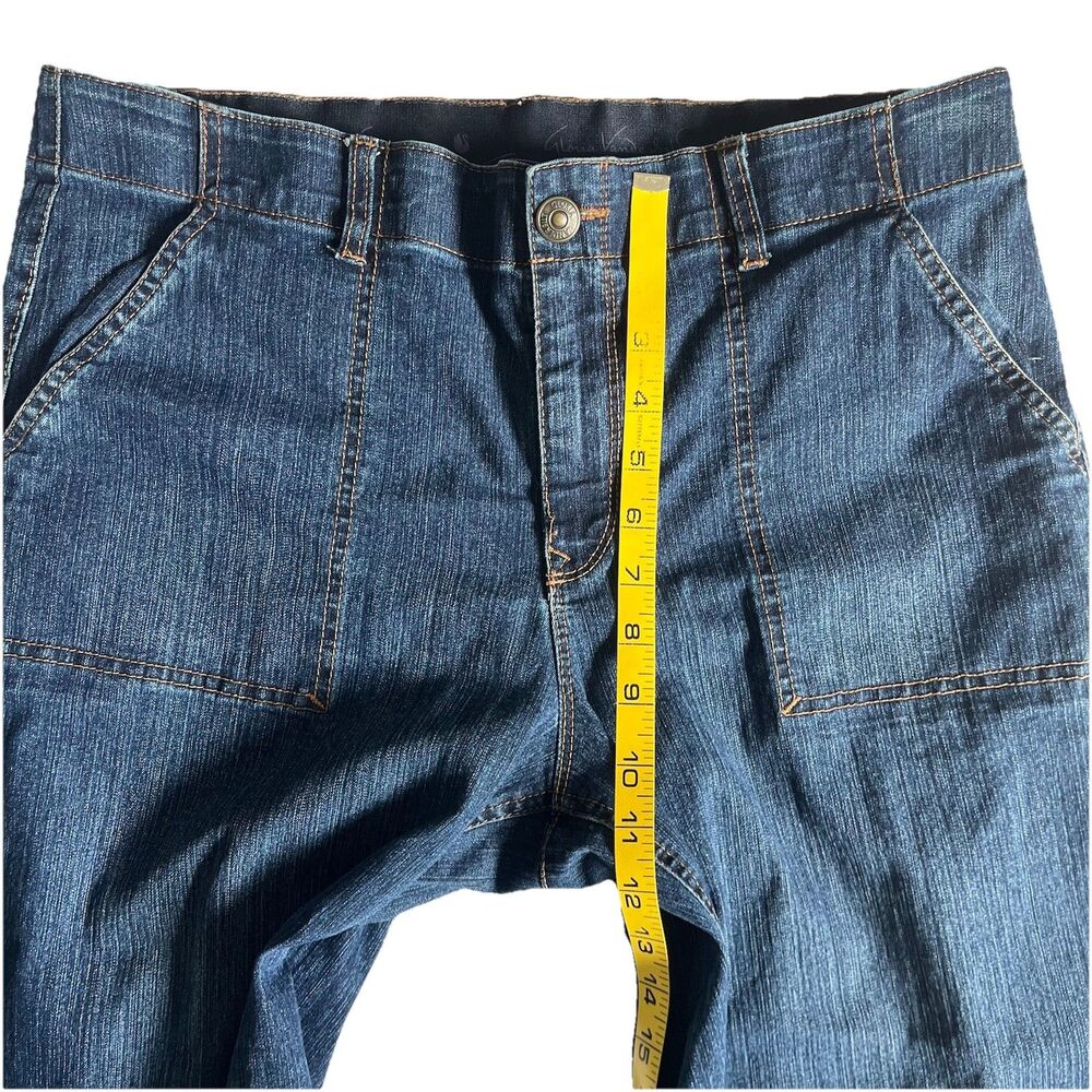 Gloria Vanderbilt Rhea Cwb Capri Blue Jeans Stretch Comfort Waist Womens 12 EUC - Picture 6 of 8